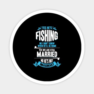 Funny Fishing Fisher Fisherman's Wife Gift Magnet